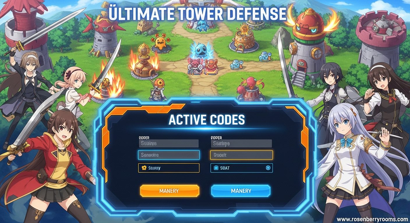 Ultimate Tower Defense Codes
