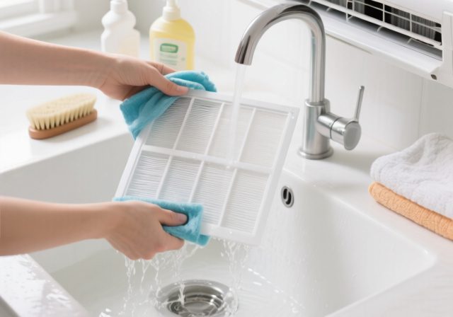 How To Clean Air Conditioner Filter: Complete Guide [cy] - RosenberryRooms