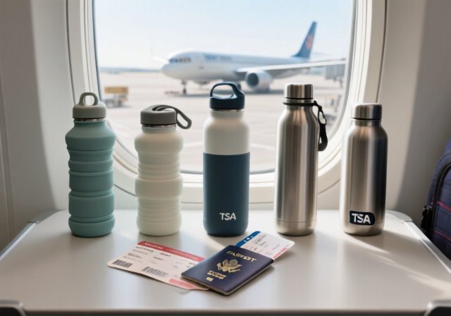 Best Water Bottle For Air Travel [cy]: 10 TSA-Approved Bottles Tested - RosenberryRooms