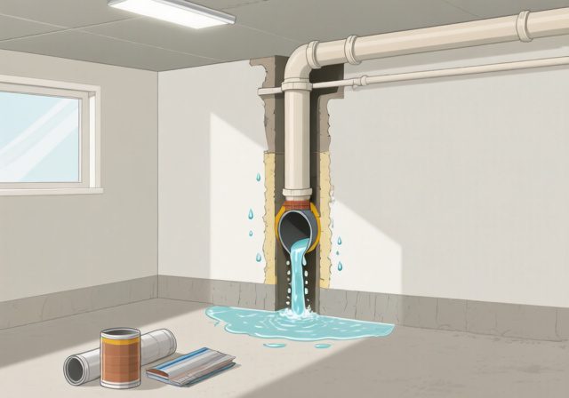 Basement Leak Around Sewer Pipe: Complete Repair Guide [cy] - RosenberryRooms