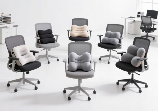 Best Back Pillow For Office Chair [cy]: 8 Models Tested for Back Pain Relief - RosenberryRooms
