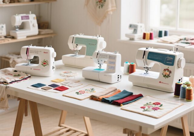 Best Beginner Sewing Machine With Embroidery [cy]: 8 Tested Models - RosenberryRooms
