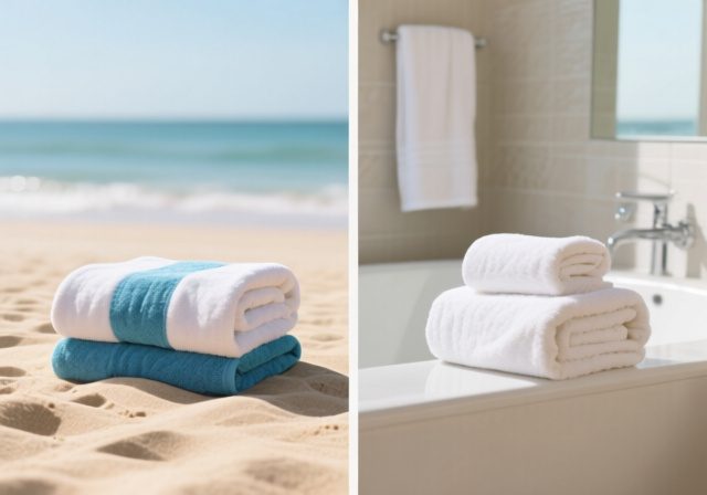 Beach Towel vs Bath Towel: Complete Guide [cy] - RosenberryRooms