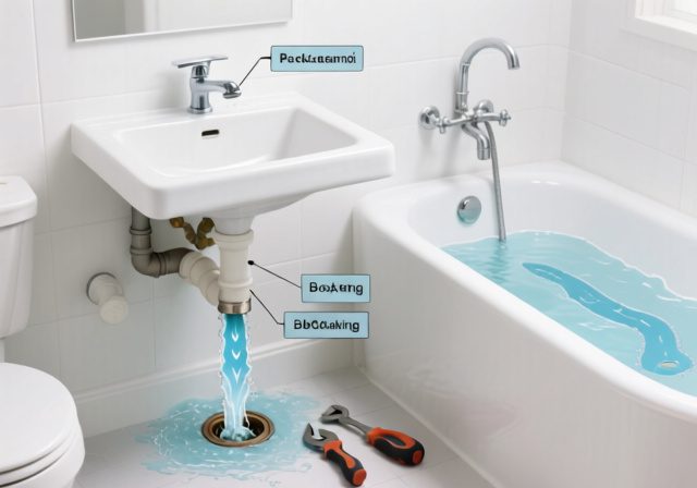 Bathroom Sink Backing Up Into Tub: Complete Fix Guide [cy] - RosenberryRooms