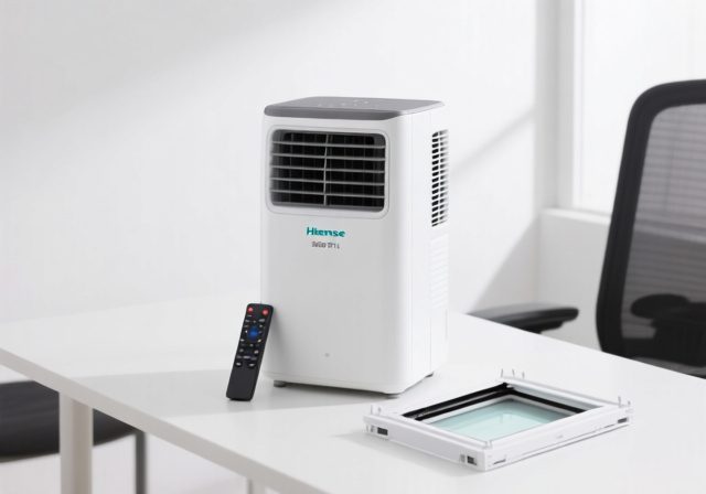 Hisense 5000 BTU Portable Air Conditioner Review [cy]: Complete Guide - RosenberryRooms