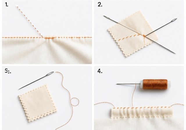 How to Gather Fabric Without a Sewing Machine: Complete Beginner's Guide [cy] - RosenberryRooms