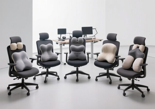 Best Back Support Pillows for Office Chairs [cy]: 8 Models Tested & Reviewed - RosenberryRooms