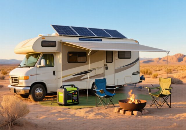 Solar vs Generator for Boondocking: Complete 2025 Comparison - RosenberryRooms