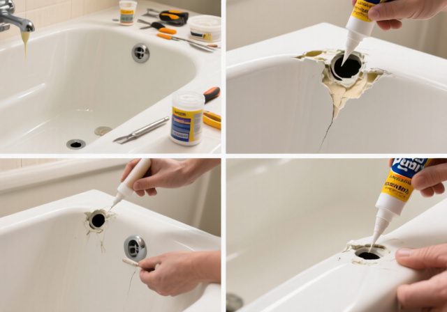 How to Fix a Hole in a Bathtub: Complete Guide [cy] - RosenberryRooms