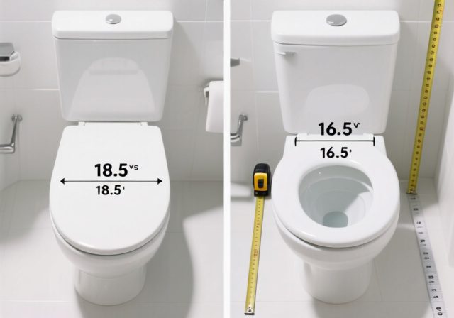 Elongated vs Round Toilet Seat: Complete Guide with Measurements [cy] - RosenberryRooms