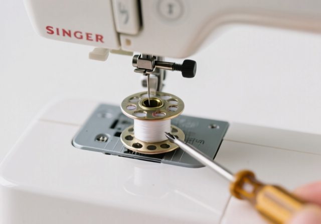 How to Adjust Bobbin Tension on Singer Sewing Machine [cy] - RosenberryRooms