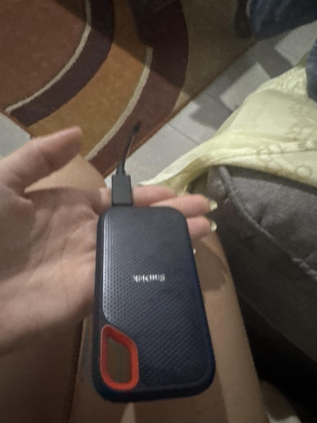Sandisk 2TB Extreme Portable SSD, Up to 1050MB/s Read Speeds | External Solid State Drive, IP65 Water & Dust Resistance, Up to 3M Drop Protection, 256-bit AES Encryption, USB-C 3.2 Gen 2 customer photo 1