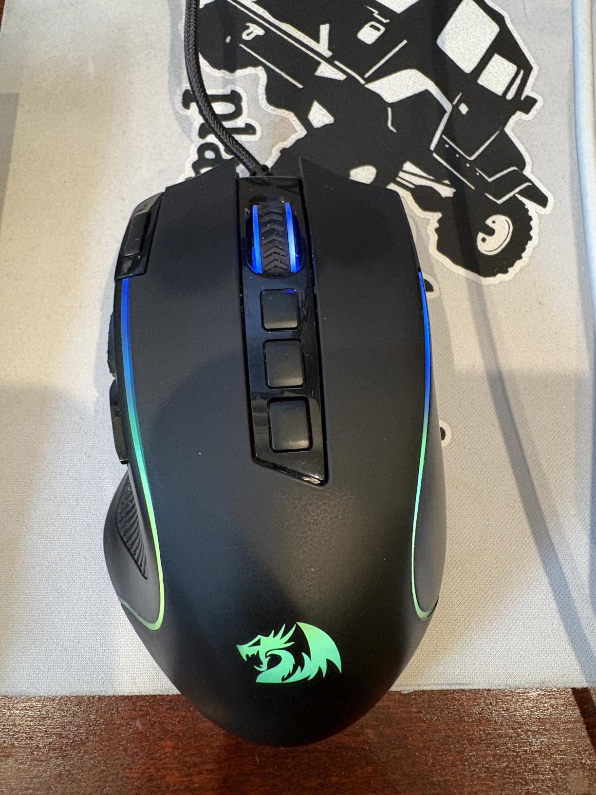 Redragon M612 Wired RGB Optical Gaming Mouse 8000 DPI Remapping Keys customer photo 1