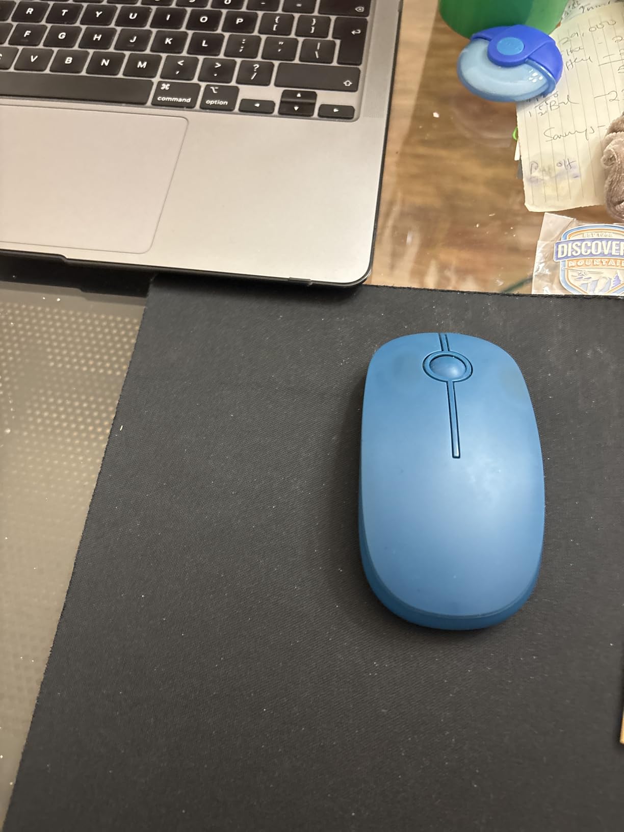VssoPlor Wireless Mouse, 2.4G Slim Computer Laptop Mouse, Black and Gold customer photo 2
