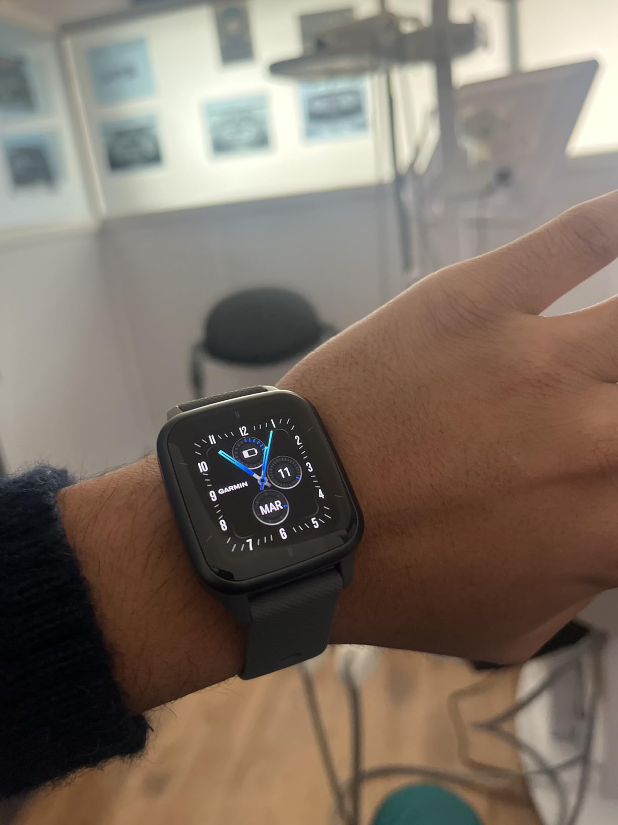 Garmin Venu Sq 2 GPS Smartwatch - AMOLED Display, All-Day Health Monitoring, Long Battery Life, Activity & Heart Rate Tracker, Slate and Shadow Gray customer photo 1