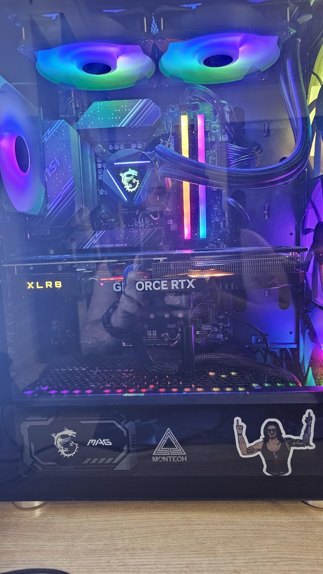 MSI MAG A850GL PCIE5, Fully Modular Compact Gaming 850W Power Supply, 80+ Gold, ATX 3.1 & PCIe 5.1 Ready, Native Dual-Color 12V-2x6 Cable, 10 Year Warranty customer photo 1