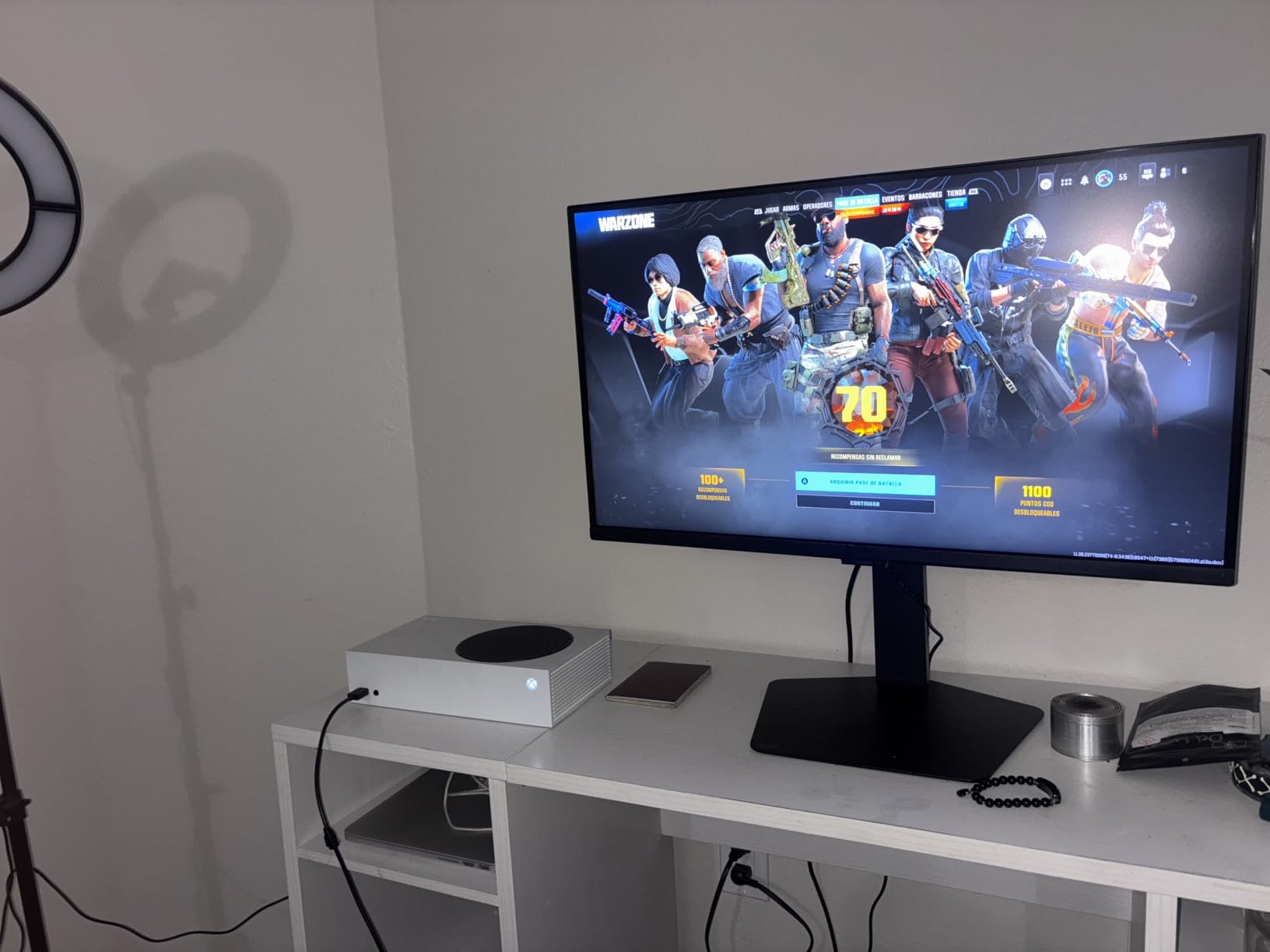 SAMSUNG 32-Inch Odyssey G50D Series QHD Fast IPS G-Sync Compatible Gaming Monitor, 1ms, VESA DisplayHDR 400, 180Hz, AMD FreeSync, Adjustable Stand, Eye Saver Mode, 2024 customer photo 2