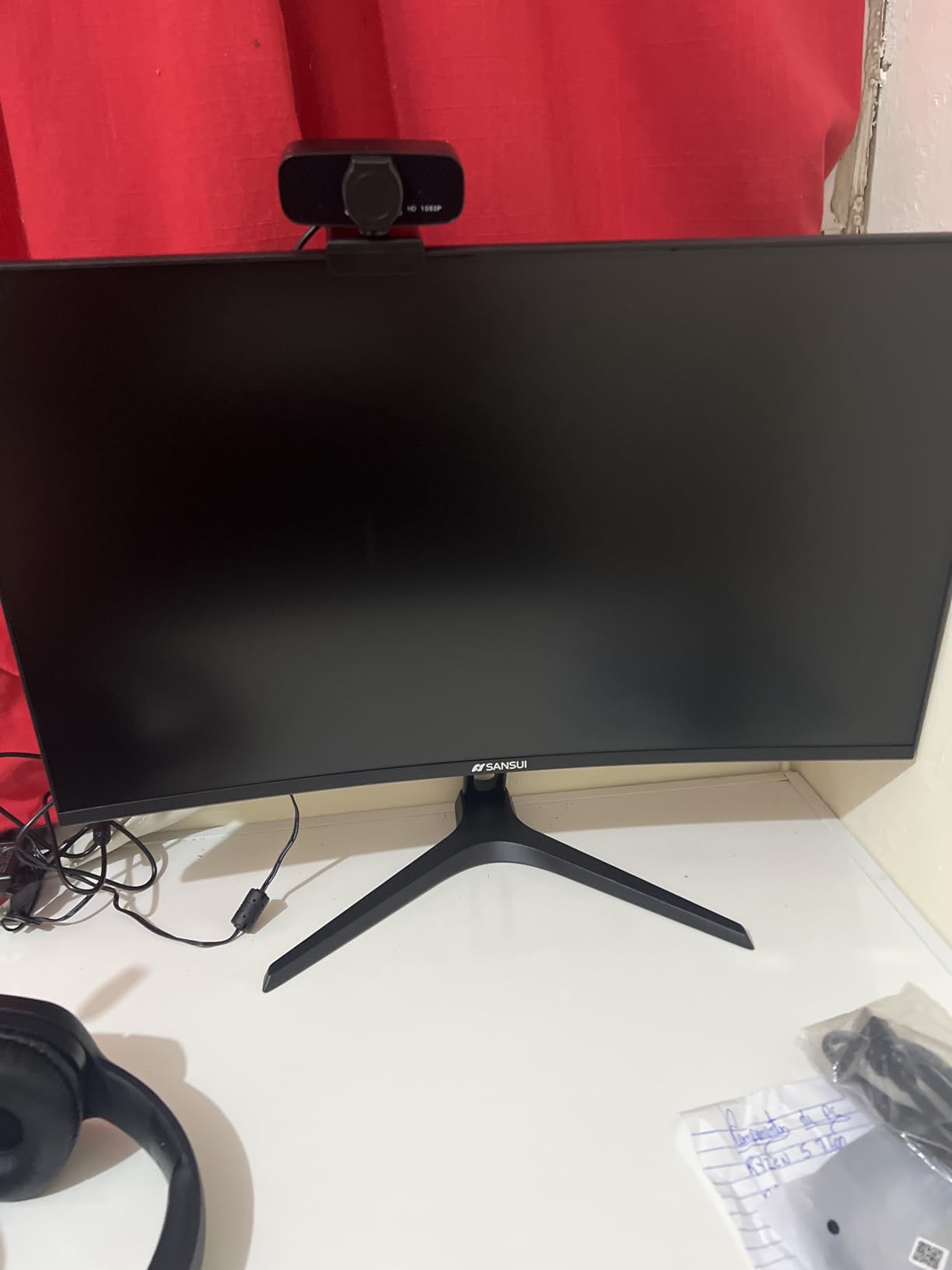 SANSUI 32 Inch Curved 240Hz Gaming Monitor High Refresh Rate, FHD 1080P Gaming PC Monitor HDMI DP1.4, Curved 1500R, 1Ms MPRT, HDR, Metal Stand, VESA Compatible customer photo 1