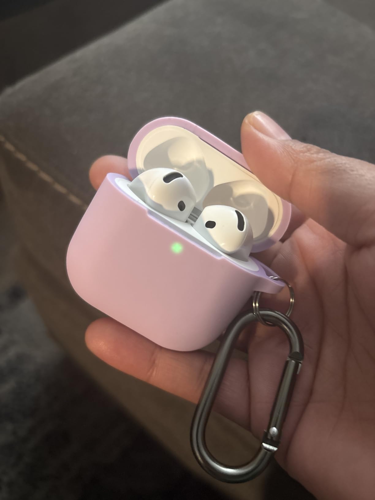 Apple AirPods 4 Wireless Earbuds, Bluetooth Headphones, Personalized Spatial Audio, Sweat and Water Resistant, USB-C Charging Case, H2 Chip, Up to 30 Hours of Battery Life, Effortless Setup for iPhone customer photo 1