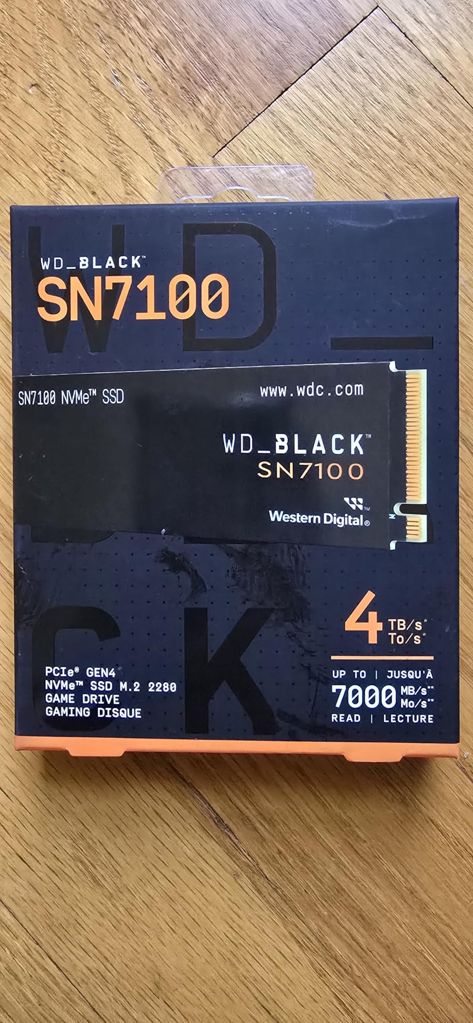 WD_Black SN7100 2TB NVMe SSD - Gen4 PCIe, M.2 2280, Up to 7,250 MB/s Read Speed, Up to 6,900 MB/s Write Speed, Next Gen TLC 3D NAND customer photo 1