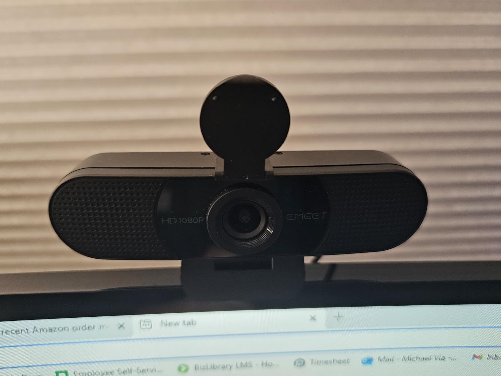 EMEET C960 1080P Webcam with Microphone, 2 Mics, 90° FOV, USB Type-A & A-to-C Adapter, Fixed Focus, Plug&Play Computer Camera for Zoom/Teams/Facetime/YouTube/Google Meet/Switch 2 Camera, 2025 Version customer photo 1