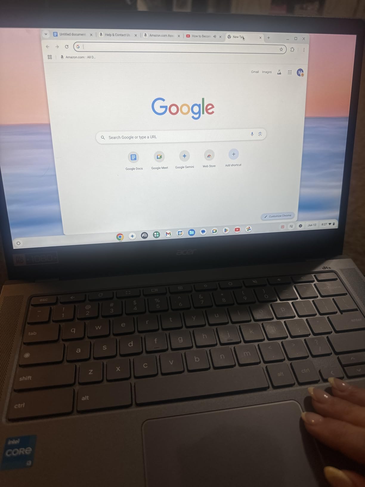 acer Chromebook Plus 515 Laptop with Google AI - 15.6