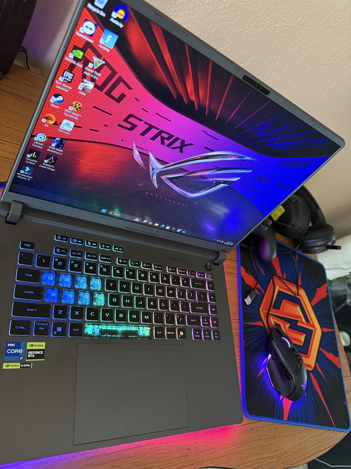 ASUS ROG Strix G16 (2025) Gaming Laptop, 16” ROG Nebula 16:10 2.5K 240Hz/3ms, NVIDIA® GeForce RTX™ 5070 Ti, Intel® Core™ Ultra 9 Processor 275HX, 32GB DDR5, 1TB SSD, Wi-Fi 7, Win11 Home, G615LR-AS96 customer photo 2