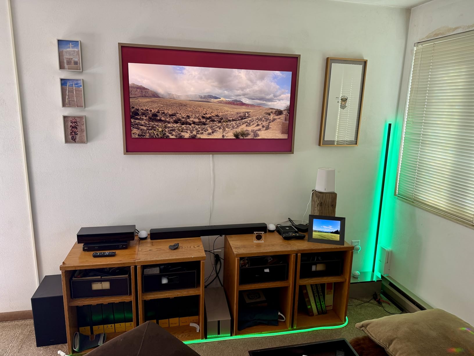 55-Inch Class The Frame LS03F 4K QLED Smart TV (2025 Model) Slim Fit Wall Mount, Modern Frame Design, NQ4 AI Gen2 Processor, Art Mode, Artful Picture Quality, Samsung Vision AI, Alexa Built-in customer photo 2