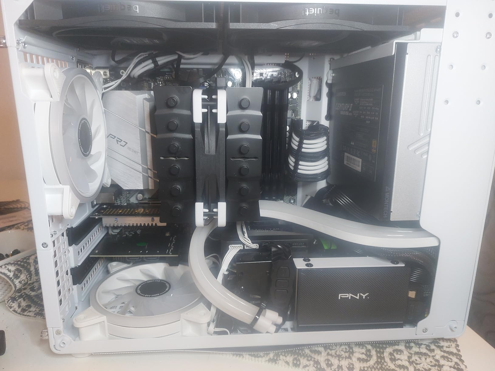 MONTECH Century II - 850W High-End ATX Gaming Power Supply - 80 Plus Gold & Cybenetics Platinum - Fully Modular - ATX 3.1 & PCIe 5.1 Ready with 12V-2x6 Cable - 10 Years Warranty customer photo 2