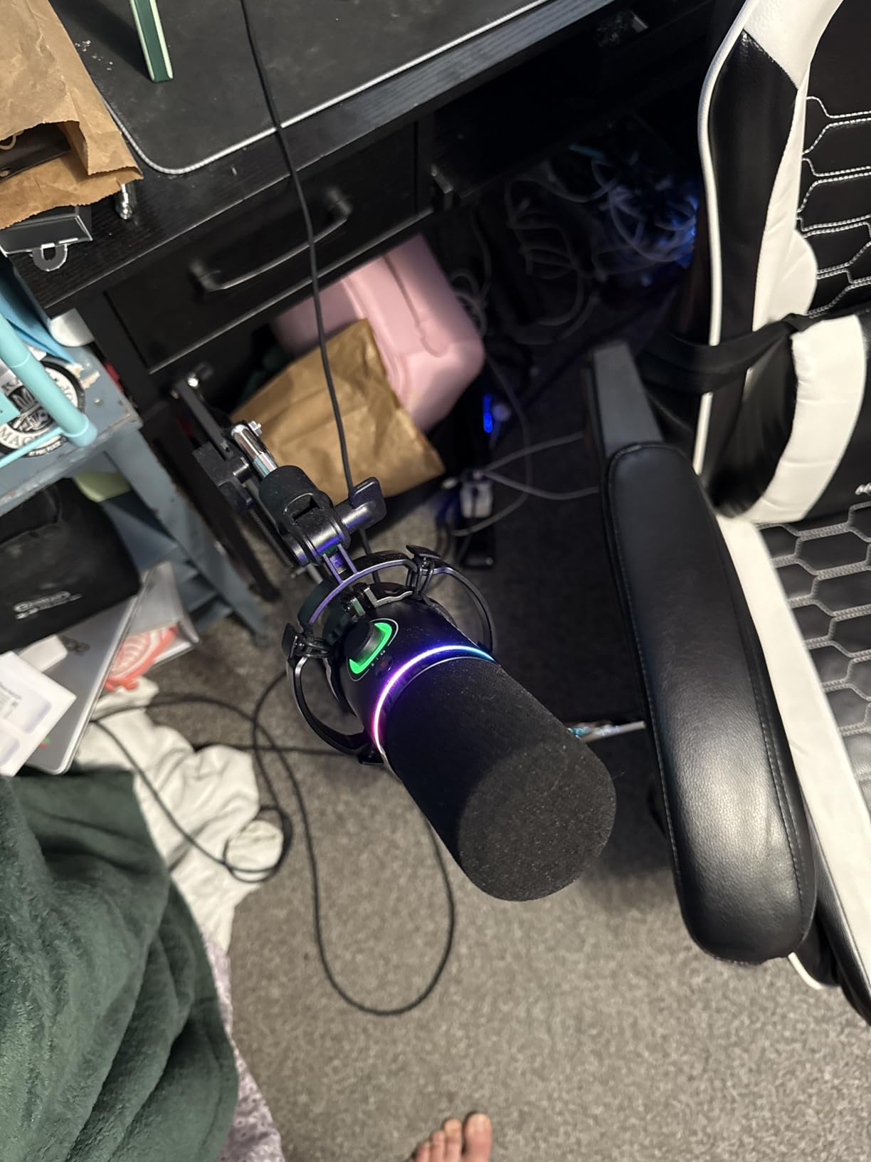 MAONO G1 NEO & PD200XS Gaming Bundle: Audio Mixer and XLR Dynamic Mic | noise reduction, live podcast sessions, recording, creator desk setup, fun controls, complete starter streaming workflow customer photo 2
