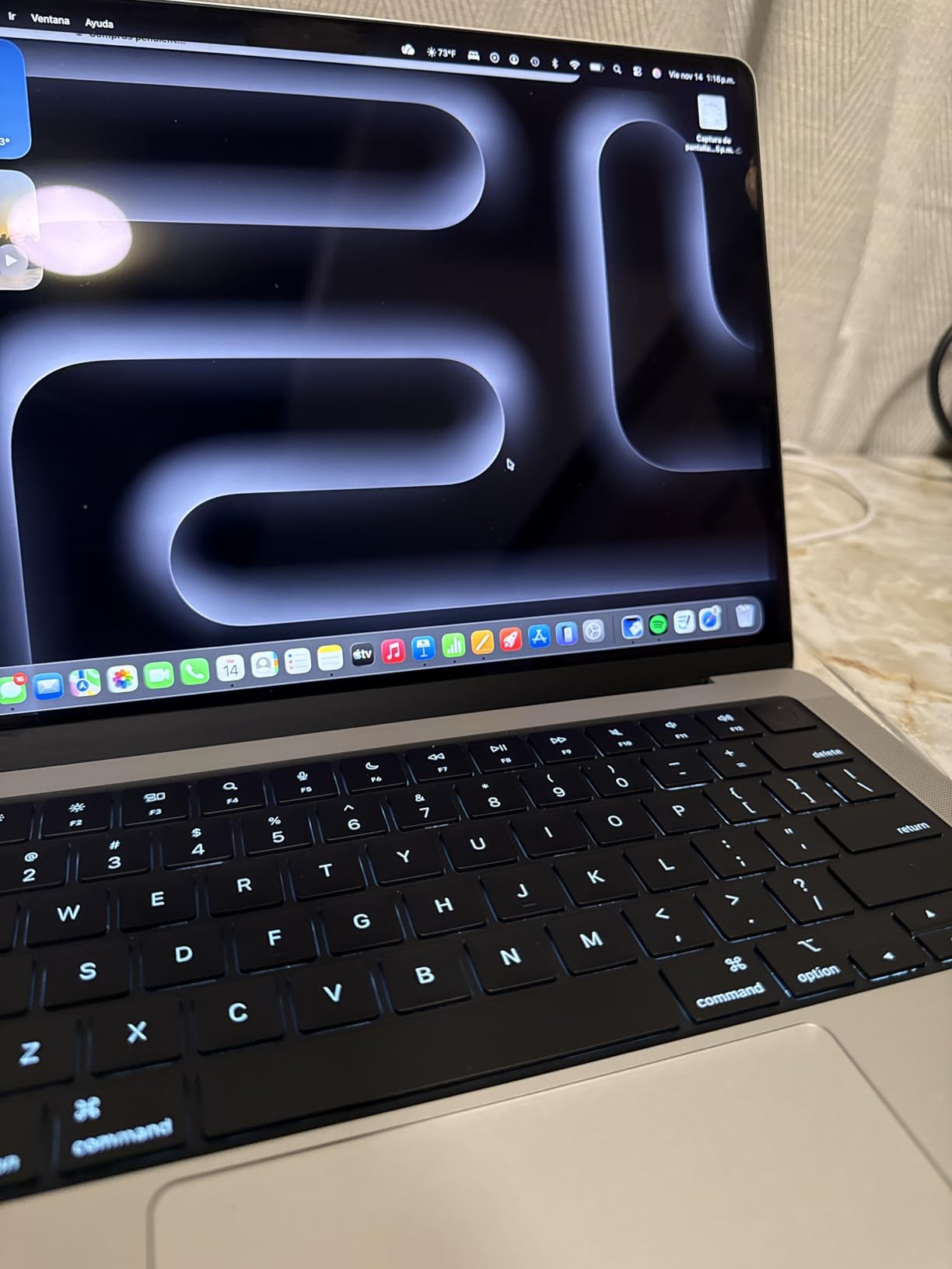 Apple 2025 MacBook Pro Laptop with M5 chip with 10-core CPU and 10-core GPU: Built for Apple Intelligence, 14.2-inch Liquid Retina XDR Display, 16GB Unified Memory, 512GB SSD Storage; Silver customer photo 1
