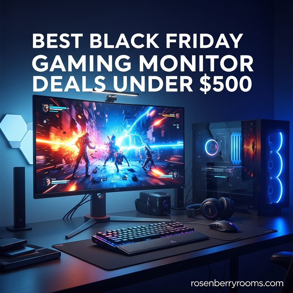 Best Black Friday Gaming Monitor Deals Under $500