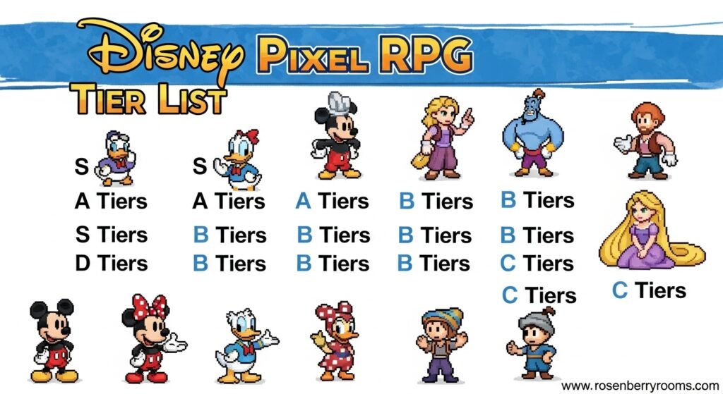 Disney Pixel RPG Tier List