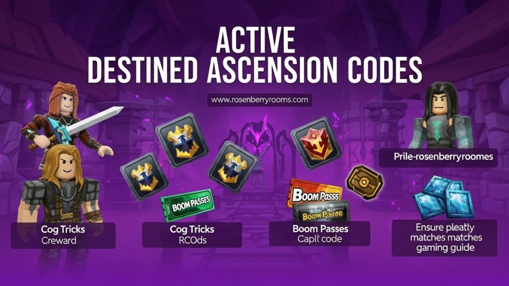 Current image: Destined Ascension Codes