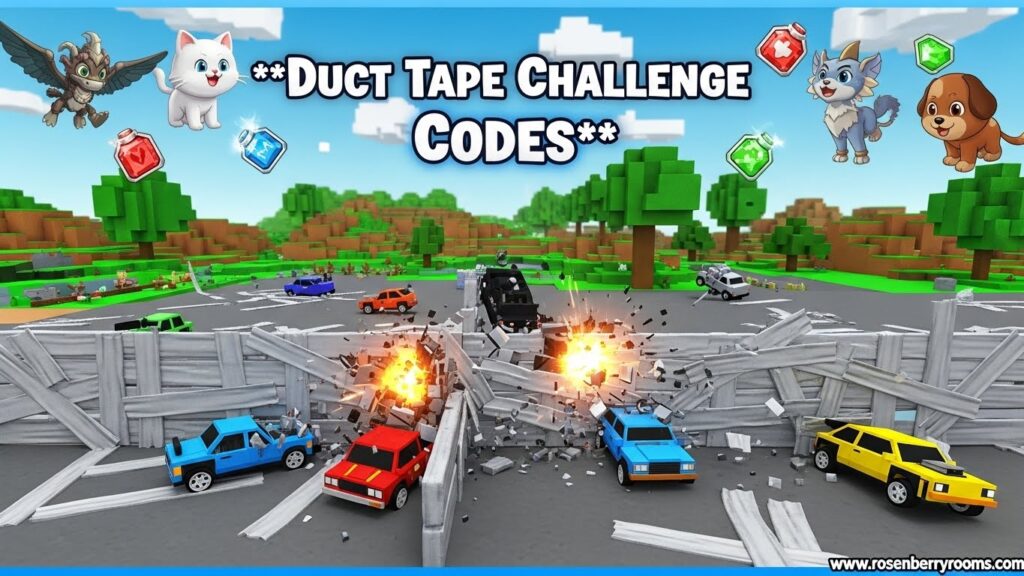The current image has no alternative text. The file name is: Duct-Tape-Challenge-Codes.jpeg