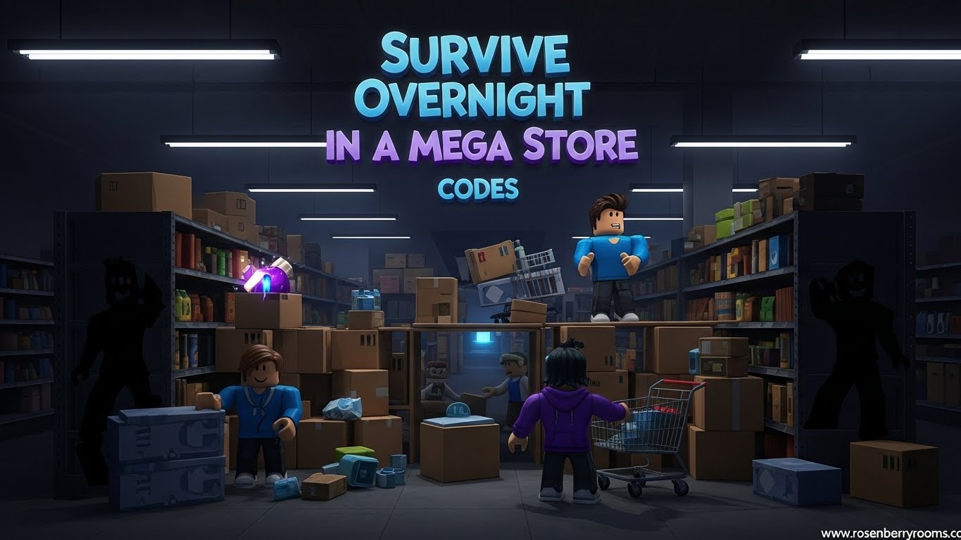 Survive Overnight in a Mega Store Codes