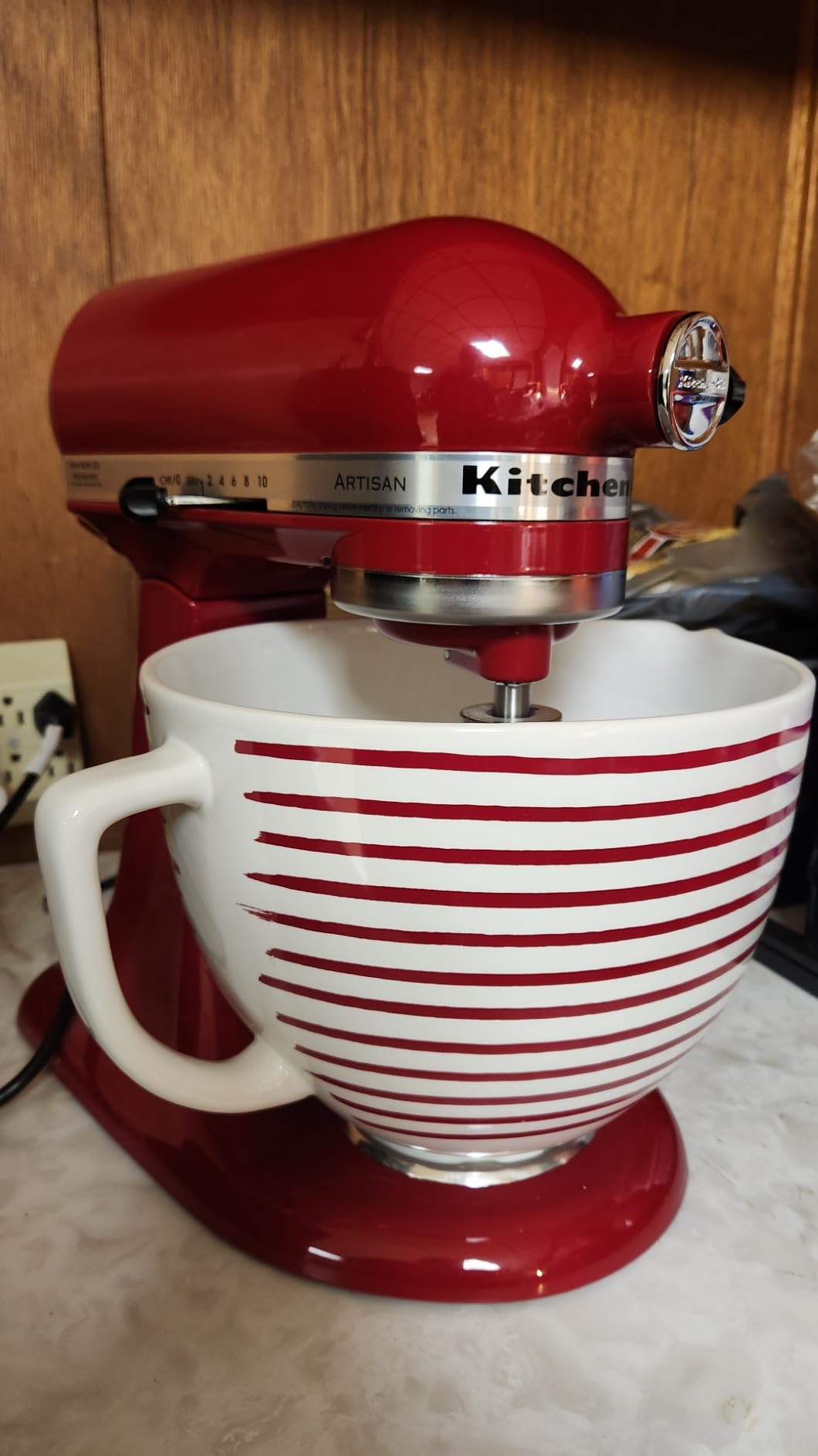 KitchenAid Artisan Series 5 Quart Tilt Head Stand Mixer, KSM150PS, Empire Red Customer Review KitchenAid Artisan Series 5 Quart Tilt Head Stand Mixer, KSM150PS, Empire Red - Customer Photo 1