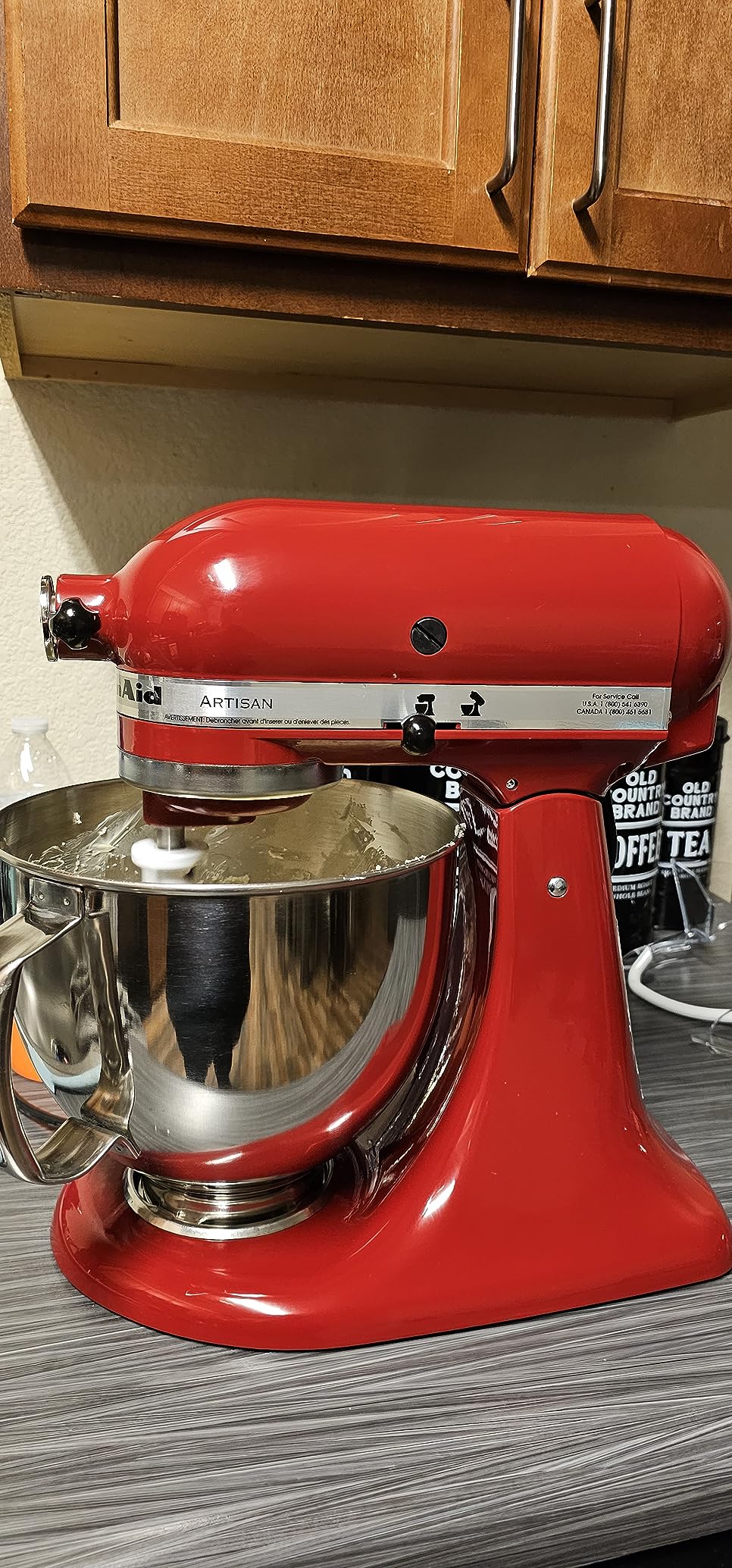 KitchenAid Artisan Series 5 Quart Tilt Head Stand Mixer, KSM150PS, Empire Red Customer Review KitchenAid Artisan Series 5 Quart Tilt Head Stand Mixer, KSM150PS, Empire Red - Customer Photo 5