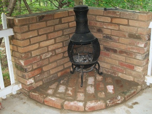 Deckmate Corona 3 Ft. High Outdoor Steel Chimenea Fireplace Model 28063 customer photo 1