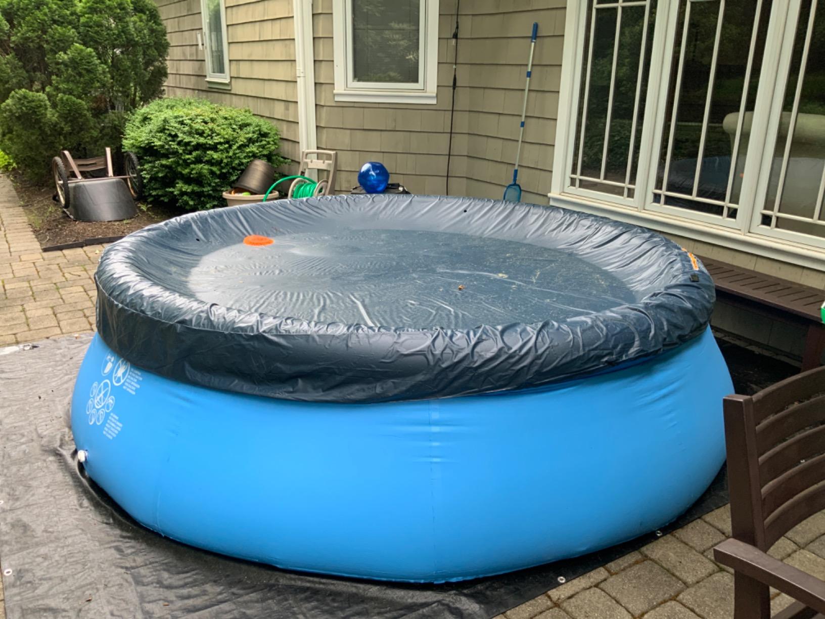 INTEX Easy Set 10ft x 30in Inflatable Ring Above Ground Swimming Pool customer photo 2