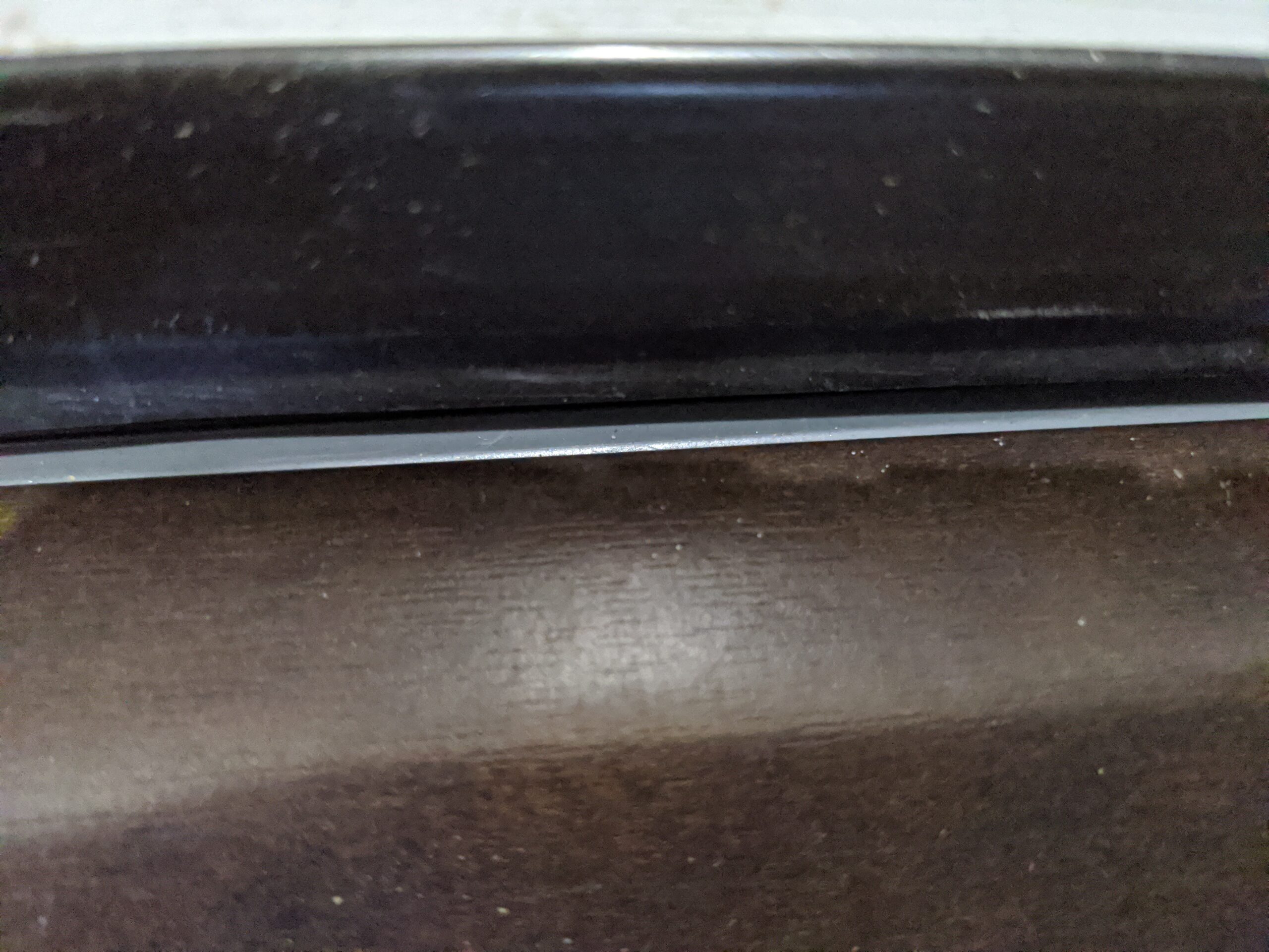 M-D Building Products 49010 1-3/4 in. x 1/8 in. x 36 in. Satin Nickel Aluminum Flat Profile Threshold for Interior Doorways Customer Review M-D Building Products 49010 1-3/4 in. x 1/8 in. x 36 in. Satin Nickel Aluminum Flat Profile Threshold for Interior Doorways - Customer Photo 2