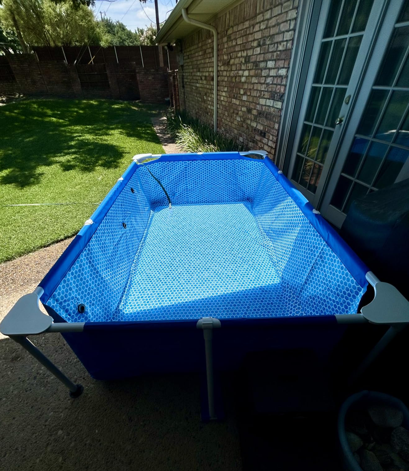 INTEX Metal Frame 14ft 9in x 7ft 3in x 33in Above Ground Swimming Pool | 28273EH - Pool Only (Pump Not Included) customer photo 1