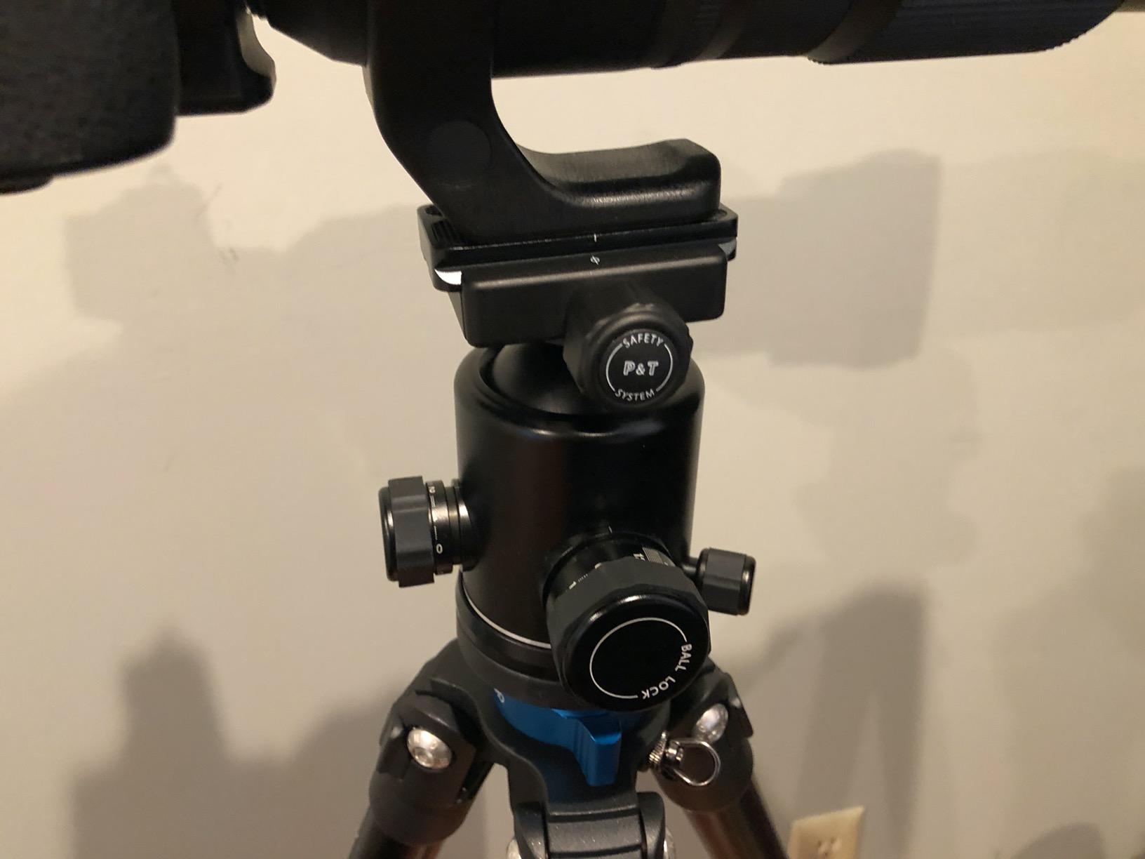 Professional Benro Ball Head for Tripods with High-Precision Control, Smooth 360° Panning, Secure Quick-Release Clamp, Heavy-Duty Stability for Photo & Video Creators (B1) - Customer Photo 2