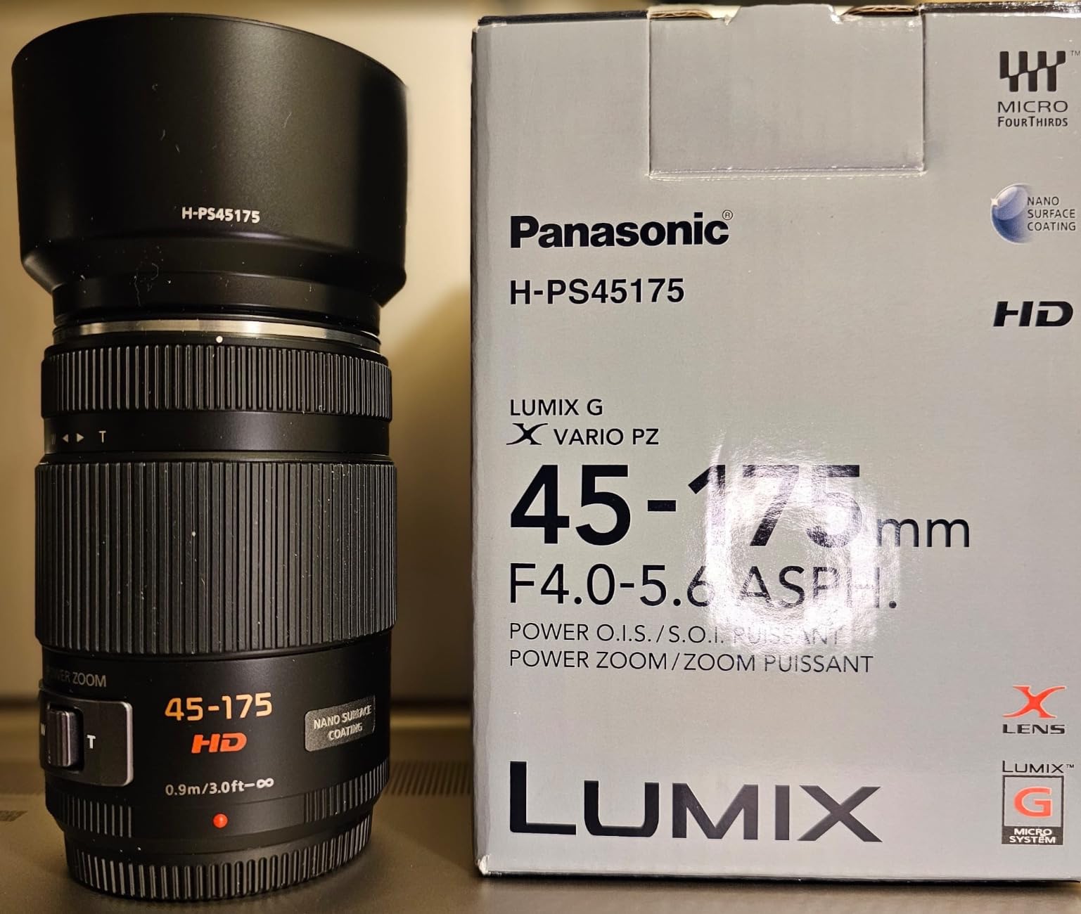 Panasonic LUMIX G X Vario Power Zoom Lens, 45-175MM, F4.0-5.6 ASPH, MIRRORLESS Micro Four Thirds - Customer Photo 1