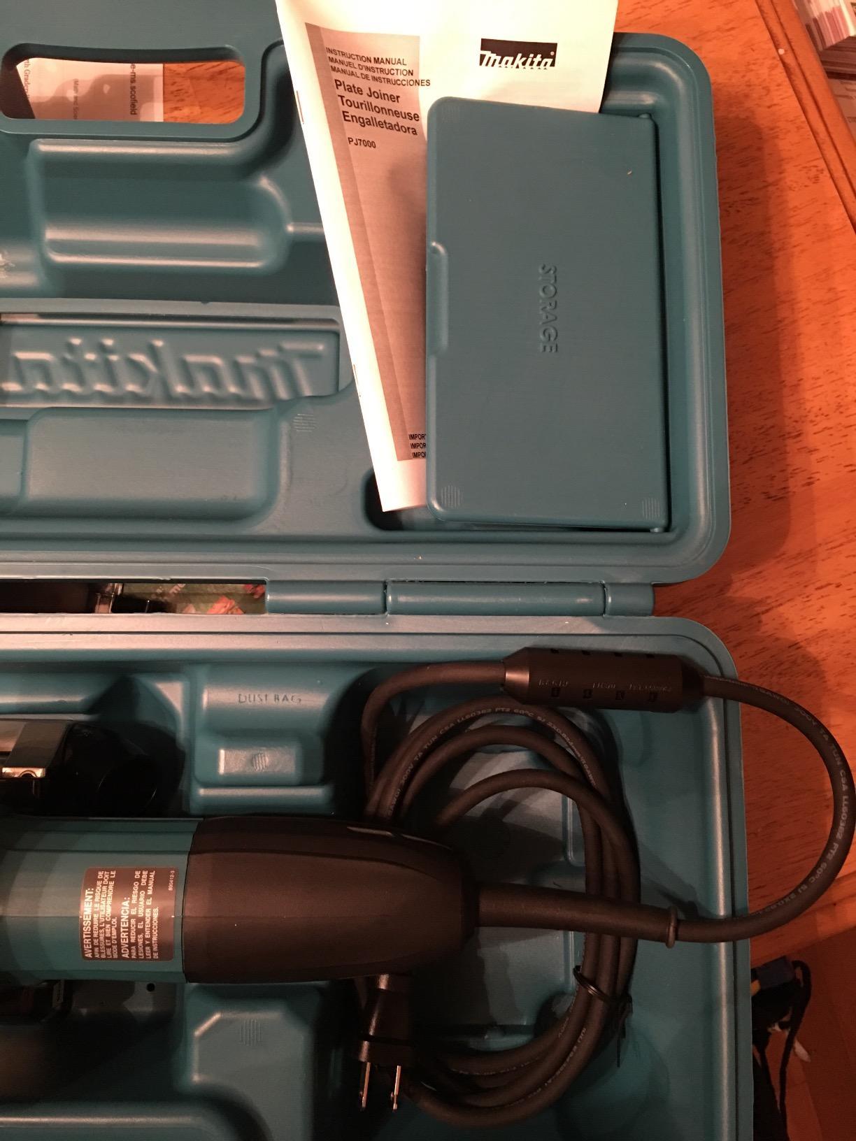 Makita PJ7000 Plate Joiner, Blue Customer Review Makita PJ7000 Plate Joiner, Blue - Customer Photo 1
