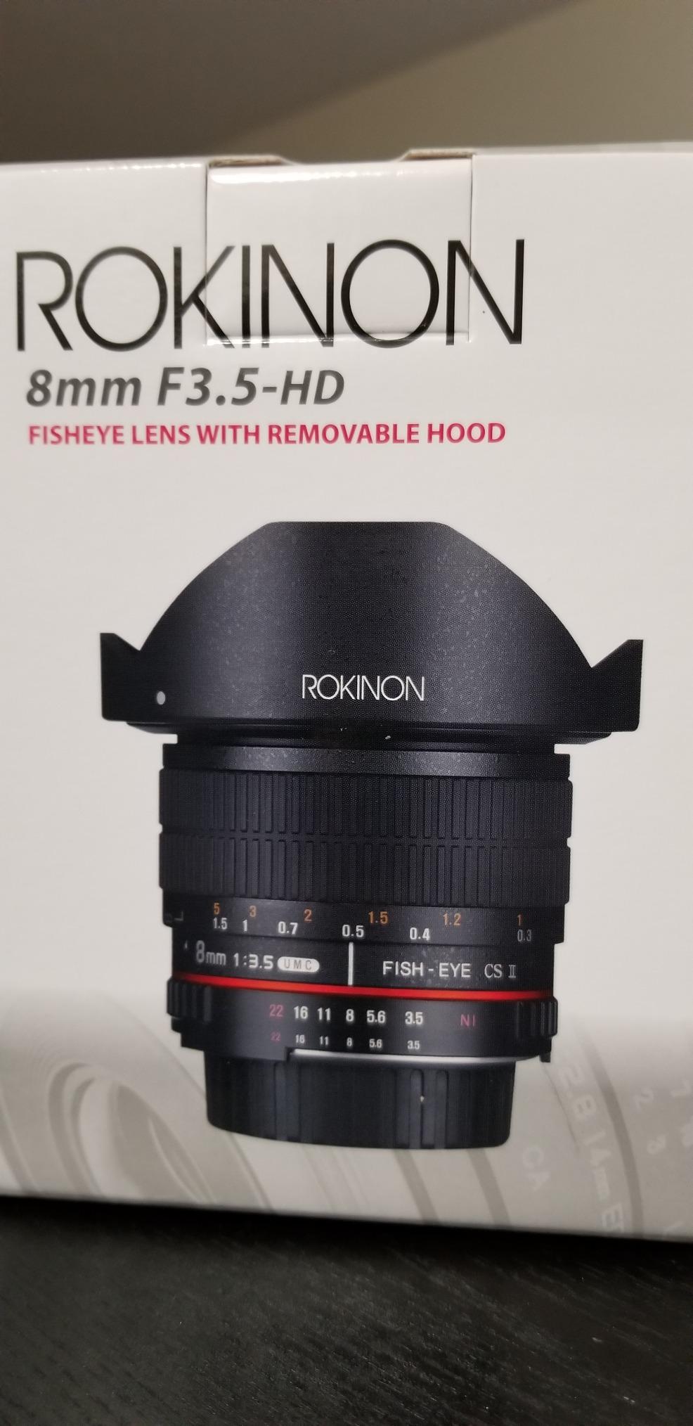 Rokinon HD8M-C 8mm f/3.5 HD Fisheye Lens with Removeable Hood for Canon DSLR 8-8mm, Fixed-Non-Zoom Lens,Black - Customer Photo 1