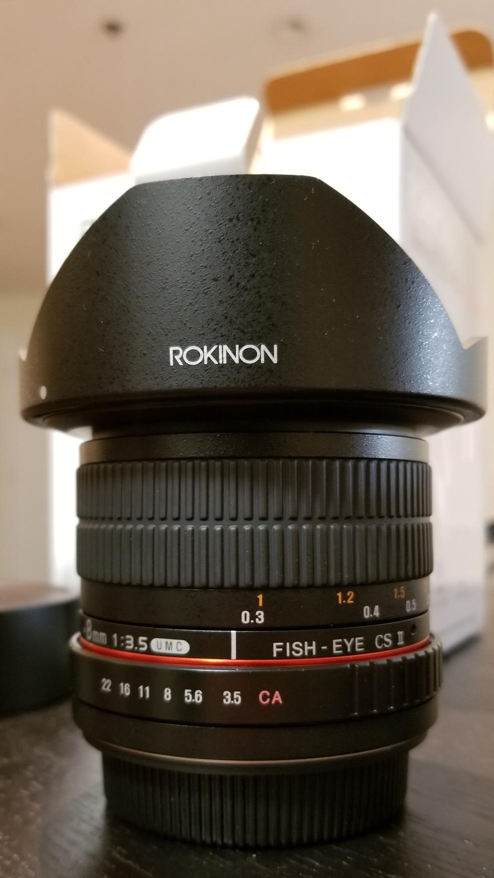 Rokinon HD8M-C 8mm f/3.5 HD Fisheye Lens with Removeable Hood for Canon DSLR 8-8mm, Fixed-Non-Zoom Lens,Black - Customer Photo 2