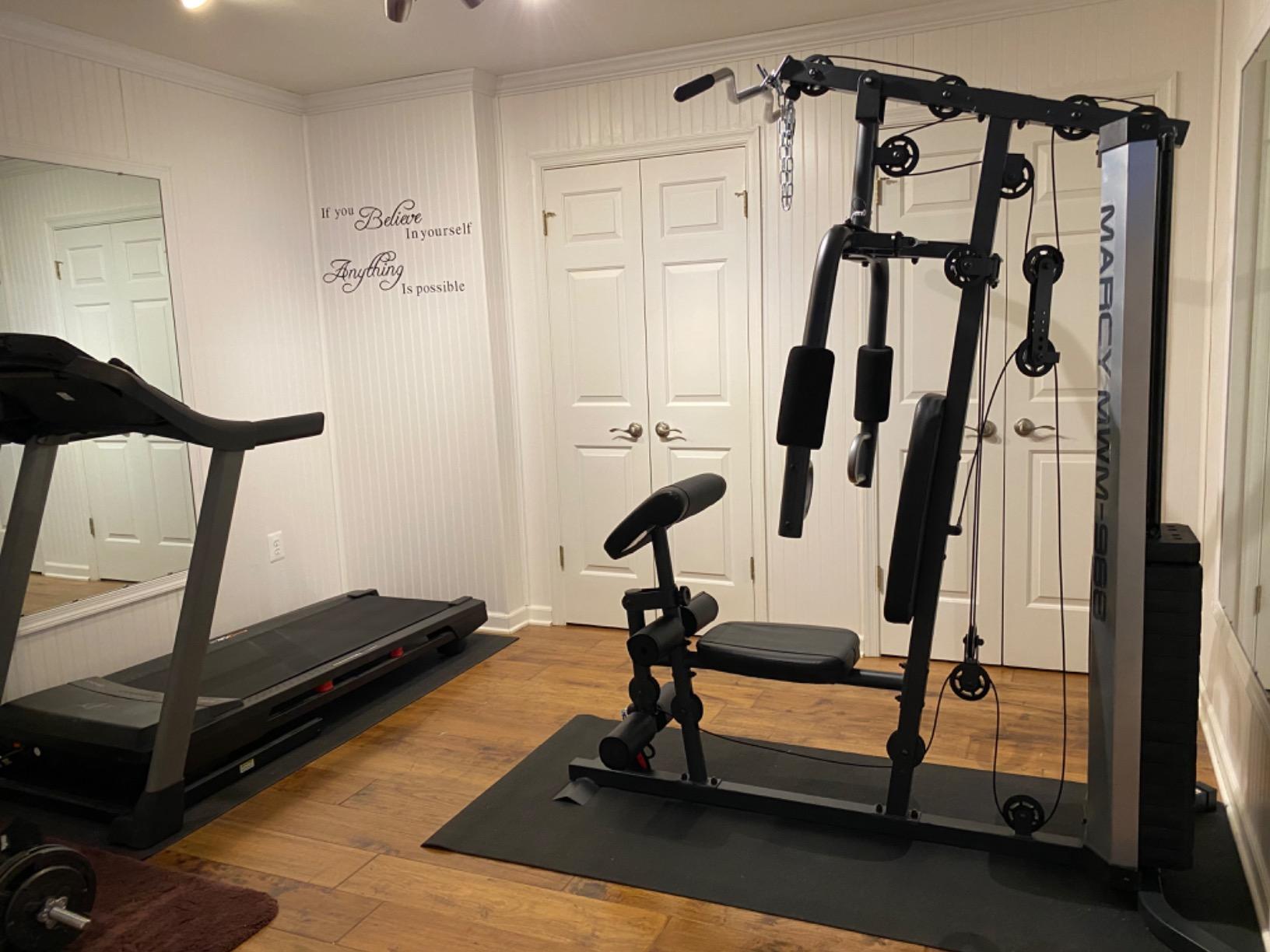 Marcy MWM-988 Multifunction Steel Home Gym 150lb Weight Stack Machine - Customer Photo 2