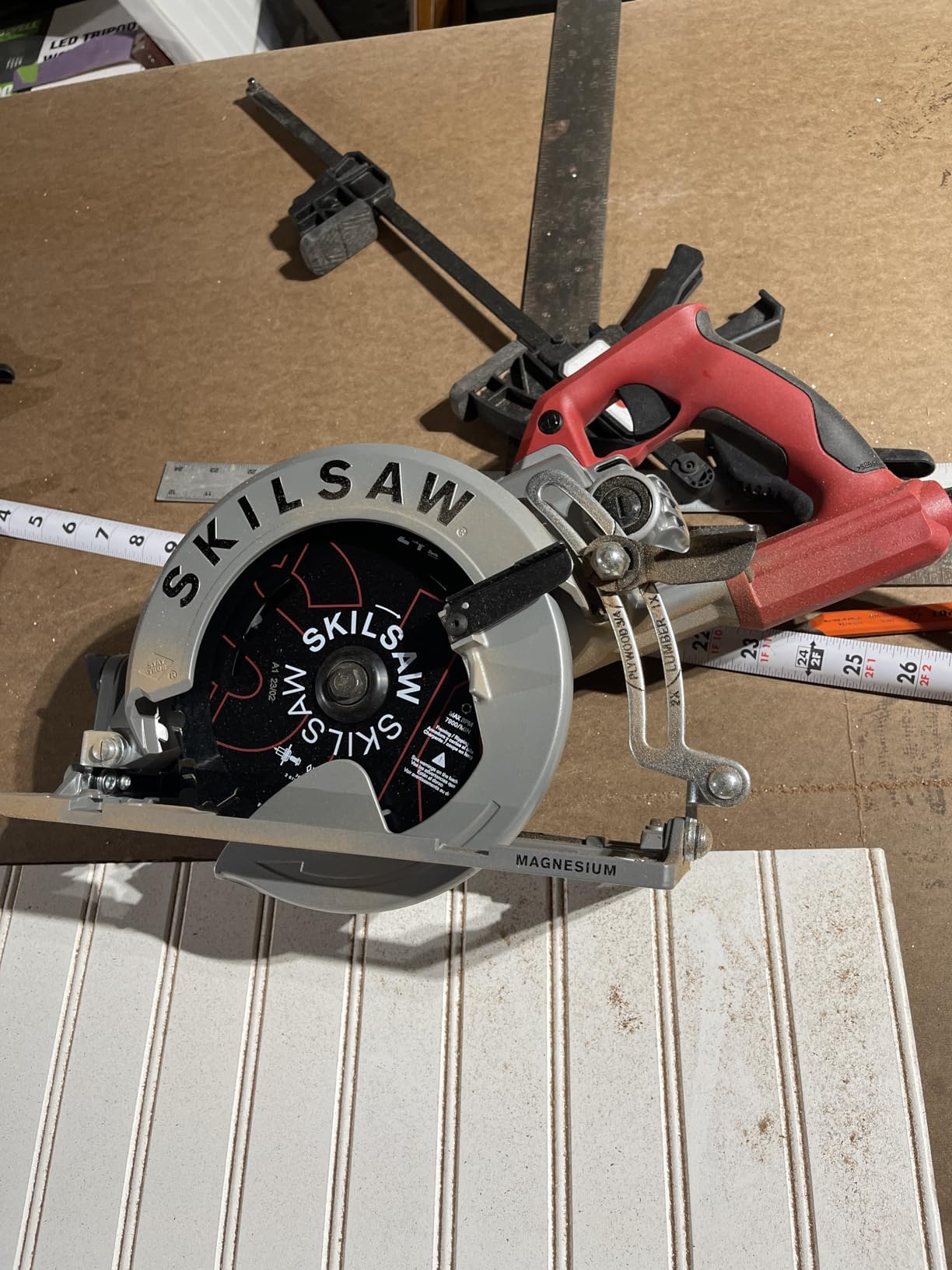 SKILSAW SPT77WML-01 15-Amp 7-1/4-Inch Lightweight Worm Drive Circular Saw , Silver Customer Review SKILSAW SPT77WML-01 15-Amp 7-1/4-Inch Lightweight Worm Drive Circular Saw , Silver - Customer Photo 1