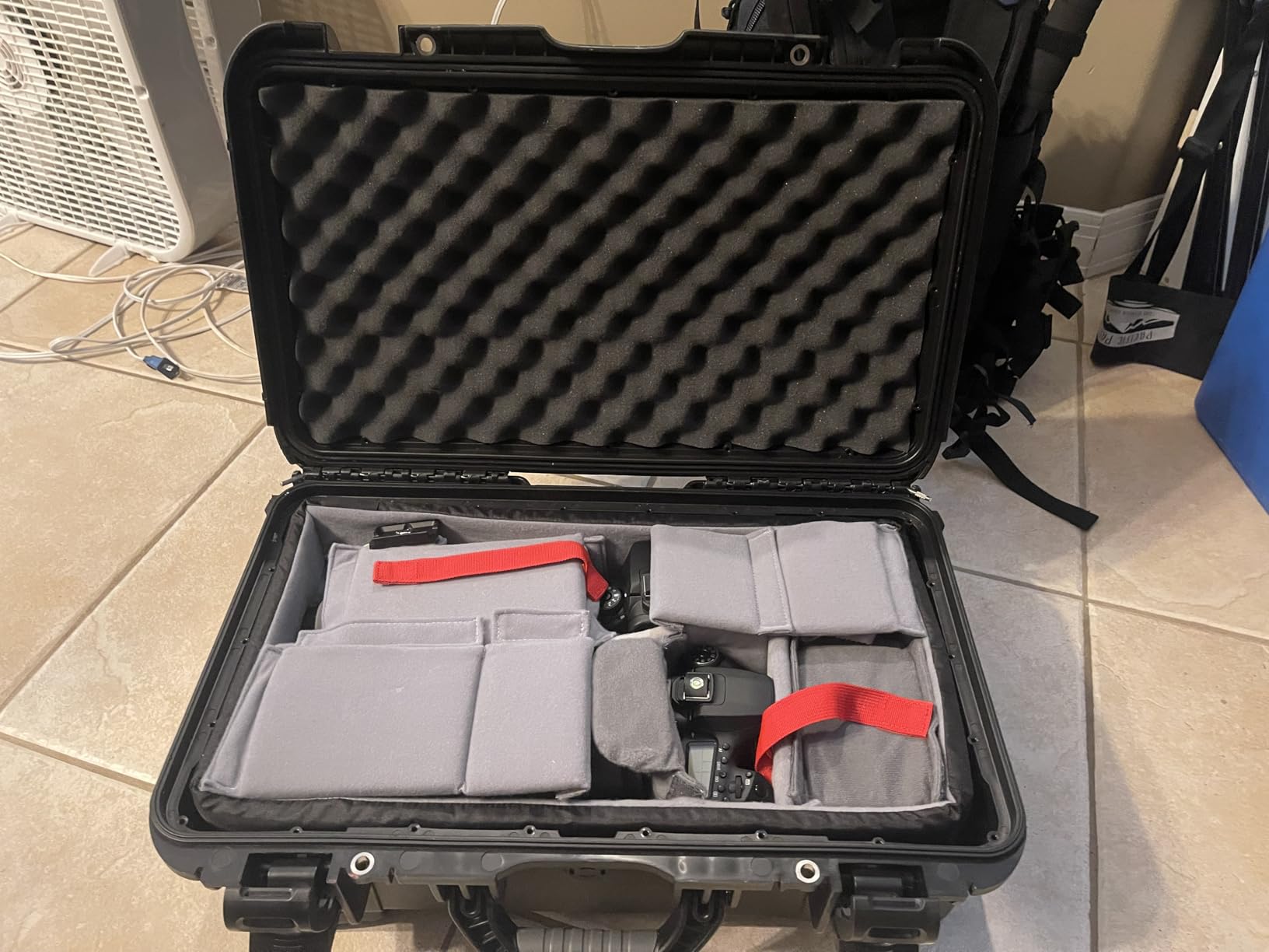 NANUK 935 Hard Case with Padded Divider – Waterproof Equipment Case with Wheels, 22
